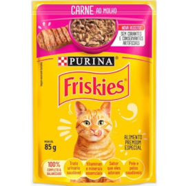 Sachê Gato Friskies 15 unidades de 85g Carne ao Molho