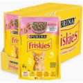 Sachê Gato Friskies 15x85g Filhote Carne ao molho