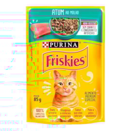 Sachê Gato Friskies Atum ao Molho Caixa com 15 Unidades