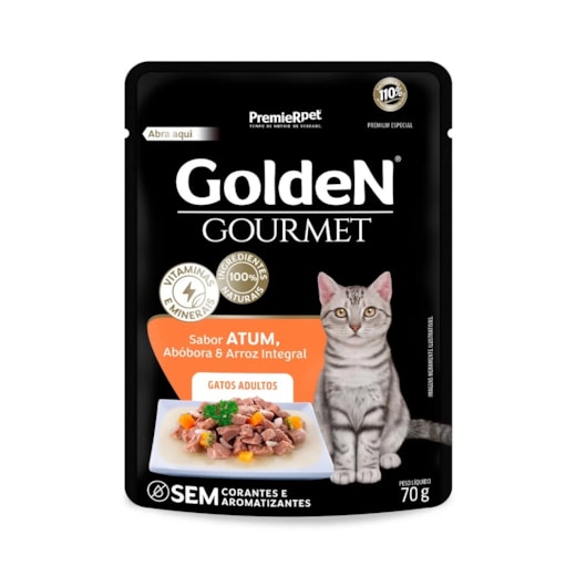 SACHE GATO GOLDEN ADULTO 70GR ATUM