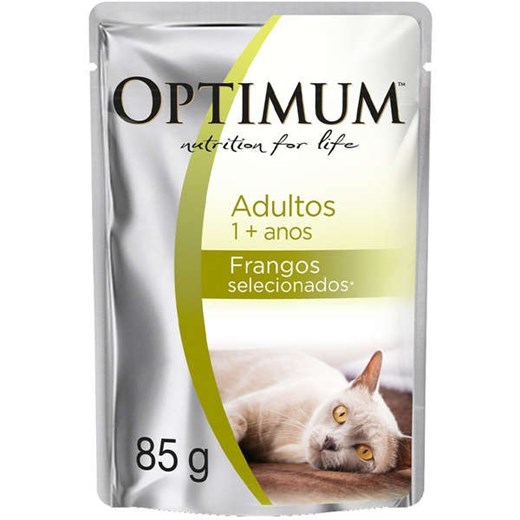 SACHE GATO OPTIMUM CAT AD FRANGO 85G
