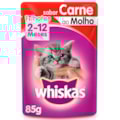 SACHE GATO WHISKAS 85GR FILH CARNE