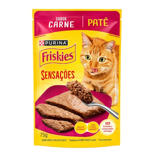 Sachê Gatos Friskies Patê Carne 75g