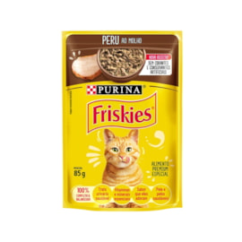 Sachê para Gatos Friskies Peru ao Molho 85g Caixa com 15 Und