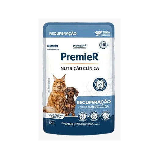 Sachê Premier Nutrição Clínica Úmido Gato/Cão Recuperação 70g