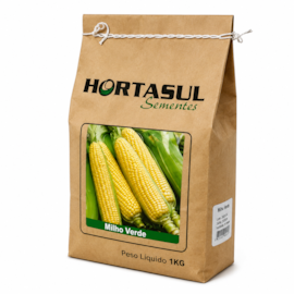 Semente de Milho Verde Hibrido 1kg Hortasul