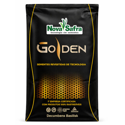 Semente Decumbens Basilisk Revestida Golden 10kg