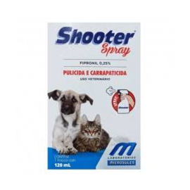 Shooter Spray 120ml Pulicida e Carrapaticida