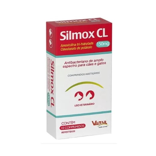 SILMOX CL 150MG 10 COMPRI