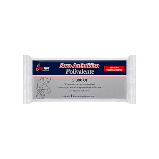Soro Antitetânico Liofilizado 5 mL da Lema-Injex