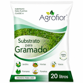 Substrato para grama 20 litros Classe A T5 Agrofior