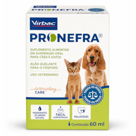 Suplemento Alimentar Pronefra para Cães e Gatos Virbac 60ml