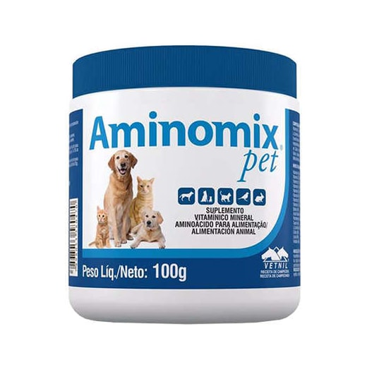 Suplemento Vitamínico Aminomix Pet Vetnil 100 gr