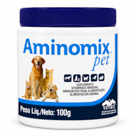 Suplemento Vitamínico Aminomix Pet Vetnil 100g