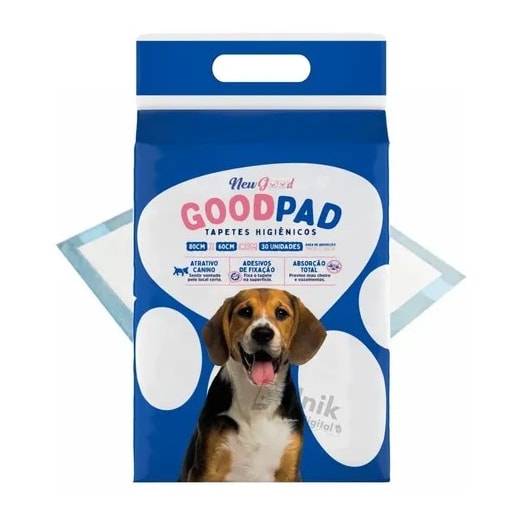 Tapete Higiênico Good Pad 80x60cm 30 Unidades