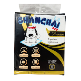 TAPETE HIGIENICO SHANGHAI PET PREMIUM 30UND 60X80CM CARVAO