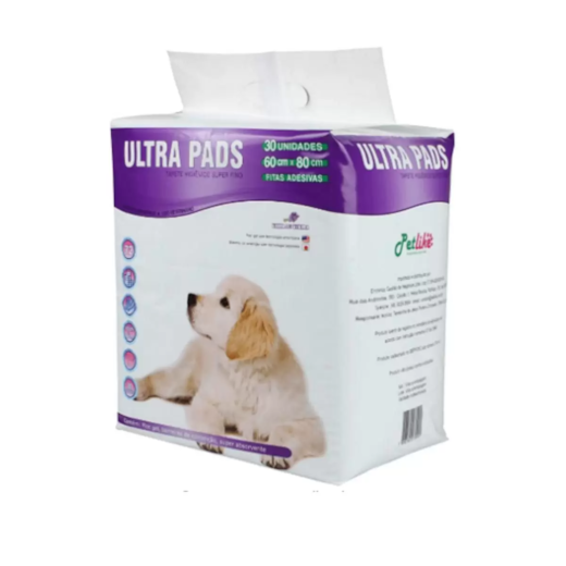 Tapete Higiênico Ultra Pads 60x80cm Lavanda 30un