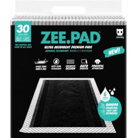 Tapete Higiênico Zee Pad Carvão Bambu 30un