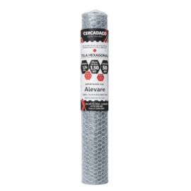 Tela Galinheiro 2 Polegadas 1,50mt 1.24mm BWG18 Rolo com 50 Mts