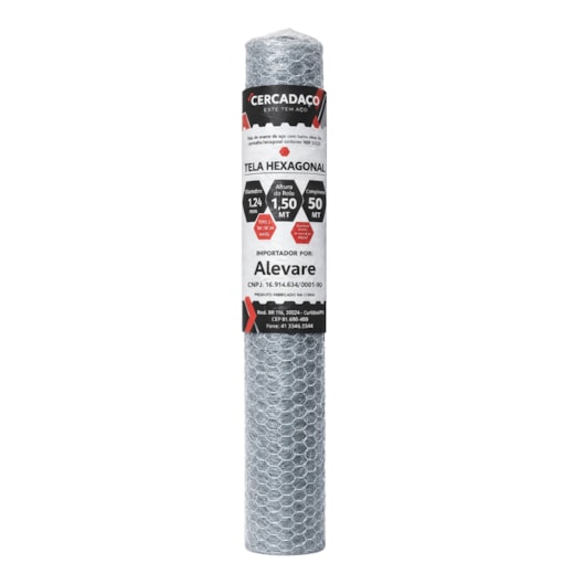 Tela Galinheiro 2 Polegadas 1,50mt 1.24mm BWG18 Rolo com 50 Mts