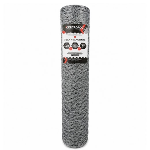 Tela Mangueirão 3" Altura 1,20MT 1,65MM Fio 16 50MT Cercadaço