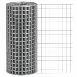 Tela Soldada Galvanizada Altura 0,80cm Malha 25x25 Fio 1,0mm Cercadaço 25 Metros
