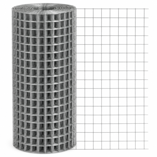 Tela Soldada Galvanizada Altura 0,80cm Malha 25x25 Fio 1,0mm Cercadaço 25 Metros