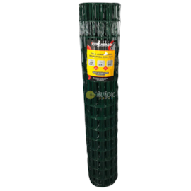 Tela Soldada Revestida Altura 1,50 metro 2/4 Fio 16 Cercadaço 25Mts