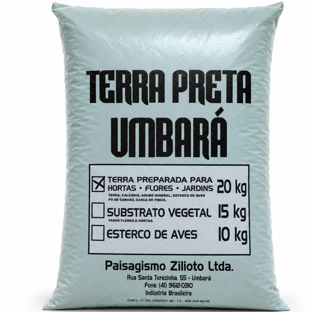 UMB等バラ売り。 TERRA PRETA UMBARA 20KG - Avipec Produtos