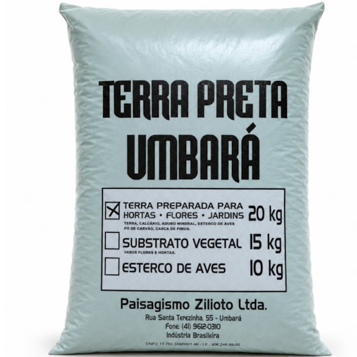 TERRA PRETA UMBARA 20KG