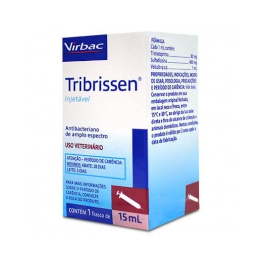 Tribrissen Injetável 15ml