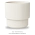 Vaso Ecológico Garden Line Branco 24x20
