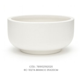 Vaso Ecológico  Garden Line Branco 35x20