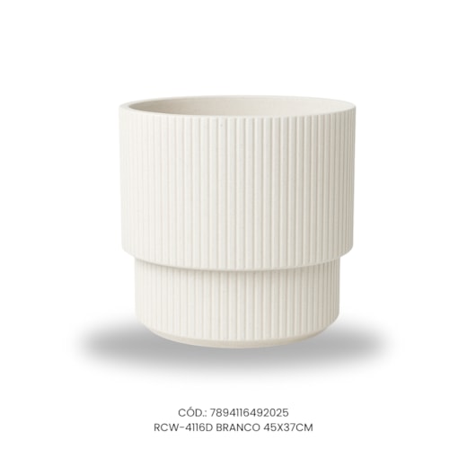 Vaso Ecológico Garden Line Branco 45x37