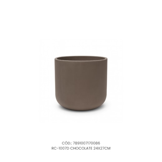 Vaso Ecológico Garden Line Chocolate 24x27