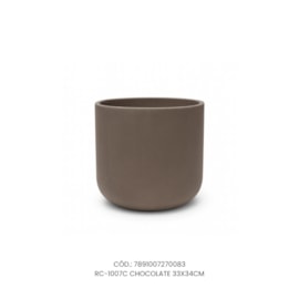 Vaso Ecológico Garden Line Chocolate 33x34