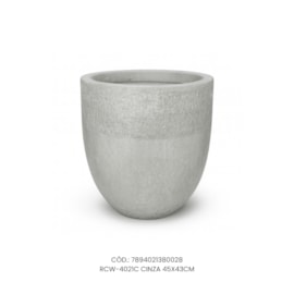Vaso Ecológico Garden Line Cinza 45x43