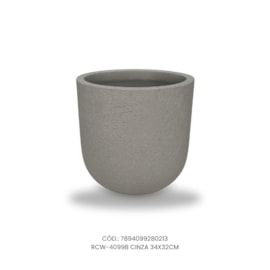 Vaso Ecológico Garden Line Concreto 34x32