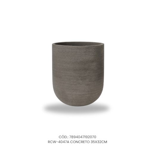 Vaso Ecológico Garden Line Concreto 35x32