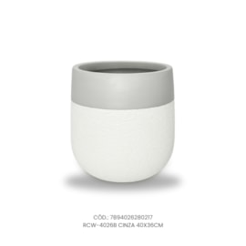 Vaso Ecológico Garden Line Concreto 40x36