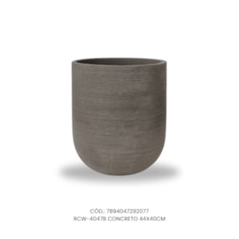 Vaso Ecológico Garden Line Concreto 44x40