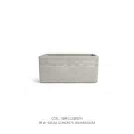 Vaso Ecológico Garden Line Concreto 60x19x30