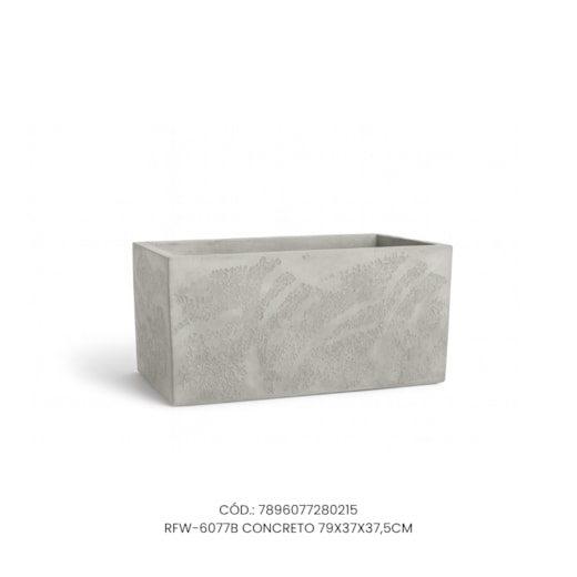 Vaso Ecológico Garden Line Concreto 79x37x37,5
