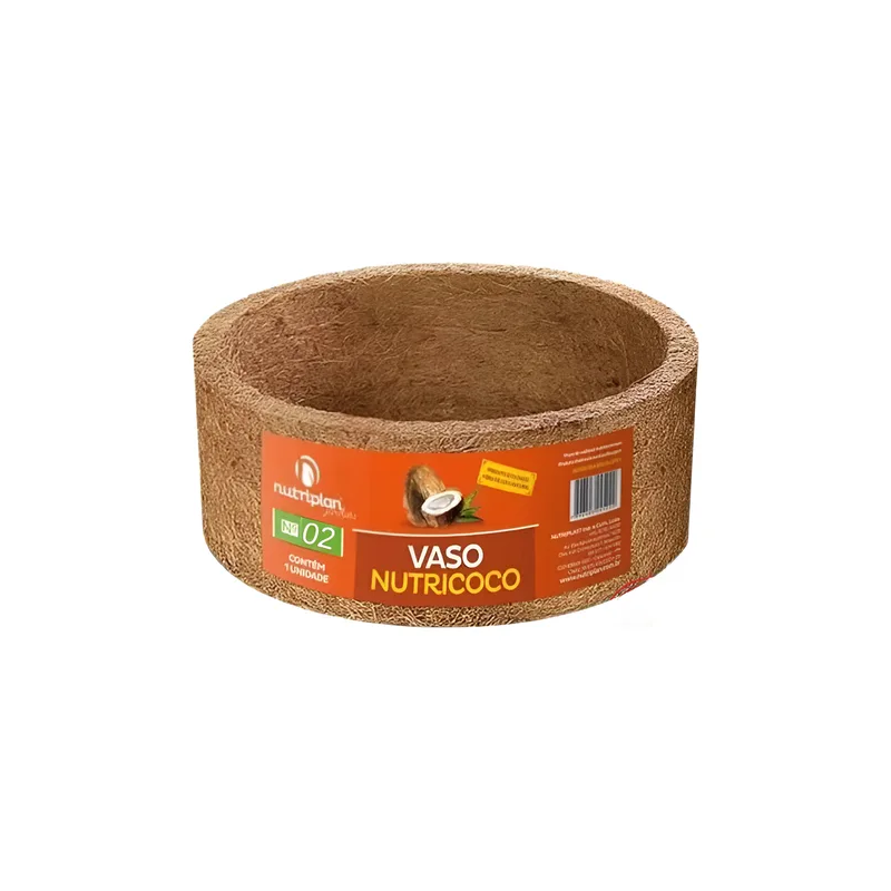 Vaso Nutricoco Individual 02 Nutriplan - Avipec Produtos