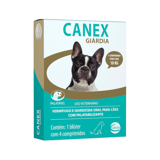 Vermífugo Canex Cães Plus 3 com 4 Comprimidos