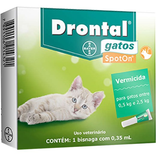 Vermifugo Drontal Gatos Spot On 0,35ML