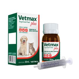 Vermifugo Vetmax Plus Caes e Gatos Oral 30ML