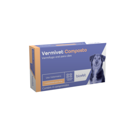 VERMIVET COMPOSTO 600MG 4COMP