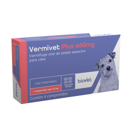 VERMIVET PLUS 660MG 4COMP