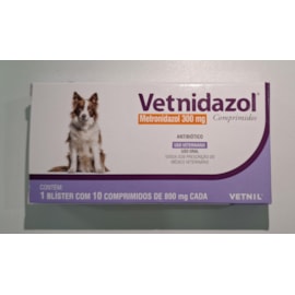 Vetnidazol 300mg Com 10 Comprimidos